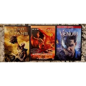 Action-packed 3pk: XXX, Venom & Clash of the Titans | Fast Next Day Shipping